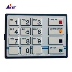 ATM মেশিনের যন্ত্রাংশ Diebold Nixdorf Opteva EPP7 কীবোর্ড প্লাস্টিকের বোতাম 49249434000A