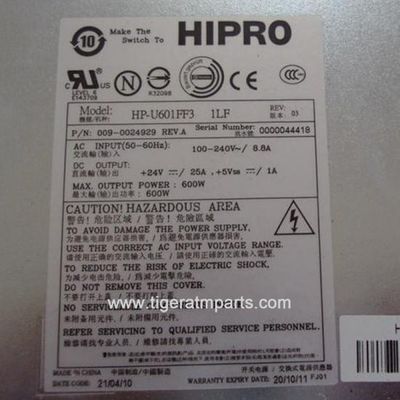 009-0024929 0090024929 এনসিআর 6625 6674 পাওয়ার সাপ্লাই 600W 24V এটিএম যন্ত্রাংশ