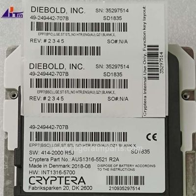 ATM মেশিনের যন্ত্রাংশ Diebold Nixdorf EPP7 কীবোর্ড 49249442707B