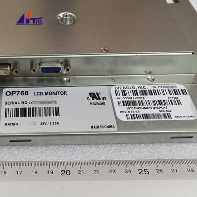 ATM মেশিনের যন্ত্রাংশ Diebold Opteva এলসিডি মনিটর 15' 'ভোক্তা প্রদর্শন 49223841000A