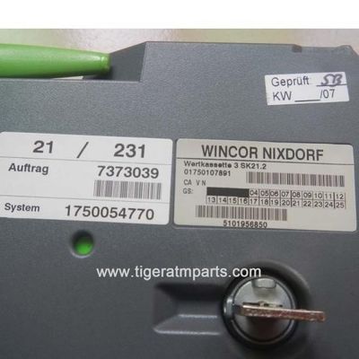 1750107891 Wincor Nixdorf সিসিডিএম ক্যাসেট এটিএম মেশিনের যন্ত্রাংশ