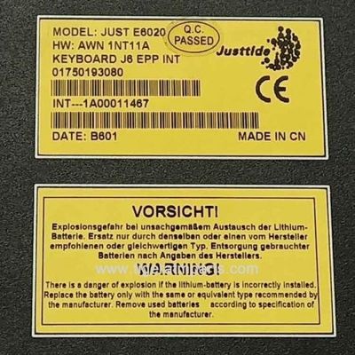 1750193080 01750193080 Wincor Nixdorf EPP J6 কীবোর্ড ATM যন্ত্রাংশ