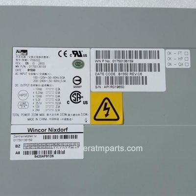 1750136159 Wincor Nixdorf 2050XE PC280 24V পাওয়ার সাপ্লাই ATM মেশিনের যন্ত্রাংশ
