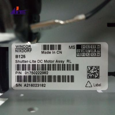ATM মেশিনের যন্ত্রাংশ Wincor Nixdorf PC280 শাটার-লিট ডিসি মোটর Assy RL 1750222982