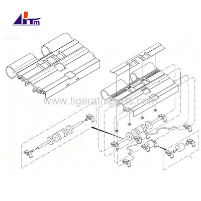 A002880 NMD50 ডিসপেনসার গ্লোরি ট্রাইটন NMD ATM পার্টসের জন্য অভ্যন্তরীণ গাইড অ্যাসি